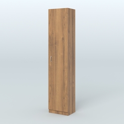 Аптечный узкий стеллаж под резину №2, Орех