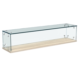 Витрина Истра настольная мини №3-1 без дверей, Дуб Сонома