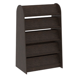 Стеллаж под книги №9 островной, низкий., Дуб Венге