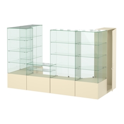 Павильон ИСТРА пристенный №2а (5, 87 кв.м), Крем Вайс