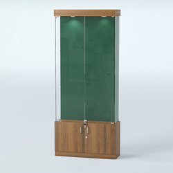 Витрина для медалей ИС-31-А (задняя стенка бархат), Орех