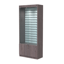 Витрина для очков №3 (задняя стенка - Э/П), Ясень Анкор темный