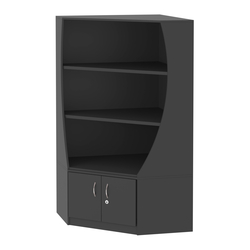 Стеллаж Гарант угловой низкий №2, Черный