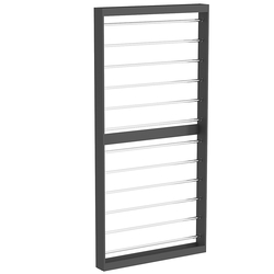 Торговый стеллаж под обои №3 (пристенный), Черный