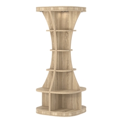 Островной высокий стеллаж ГАРАНТ №1, Дуб сонома