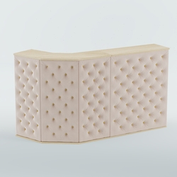 Ресепшен БАРОН №5 (карета золото), Дуб сонома + 02 Beige