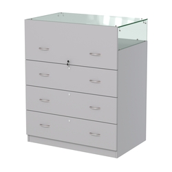 Истра прилавок ювелирный №1 (560мм), Серый