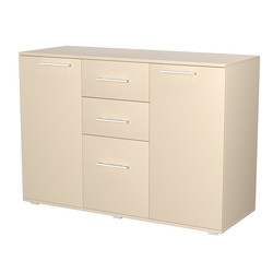 Комод ВЕКТОР КВ-08, Крем Вайс