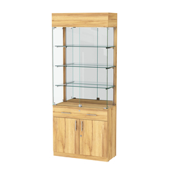 Витрина ювелирная "Диаманд" №15, Дуб Золотистый