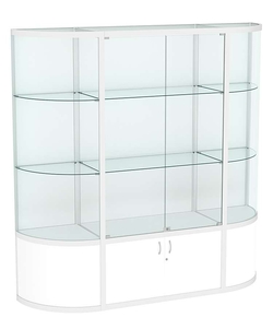 Витрина из профиля с секторами №6 (2-ух метровая), Белый