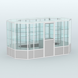 Павильон из профиля островной №5б, Серый