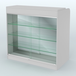 Ресепшен-Лайт №5 (Фасадная стенка - Зеркало), Серый