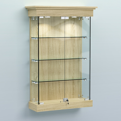 Витрина для музеев "Коллекция" настенная №1-3, Дуб Сонома