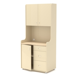 Офисная мини-кухня ЭЛЕГИЯ №3А, Крем Вайс