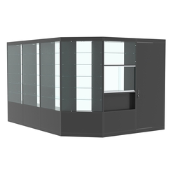 Павильон №11 из ДСП (11, 22 кв. м), Антрацит