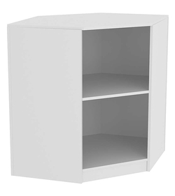 Прилавок Истра №24 угловой, универсальный (открытый), Серый