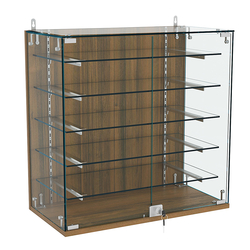 Витрина настенная НЕО №1-2 с пятью полками, Орех