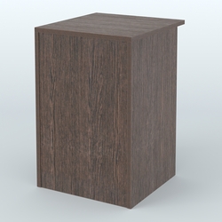 Ресепшен-Лайт прямоугольный под выдачу товара №14, Дуб Венге