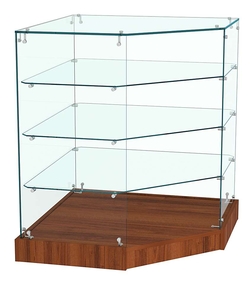 Прилавок Истра №6 угловой (открытый), Орех