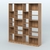 Стеллаж из ДСП серии ЛОФТ №15-2 с полками ДСП Орех