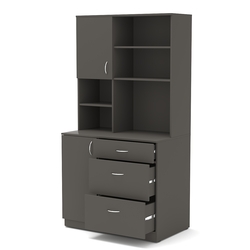 Офисная мини-кухня ВЕКТОР №5, Черный