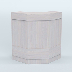 Ресепшен серии ПРАЙМ №3Б угловой, Ясень Анкор светлый