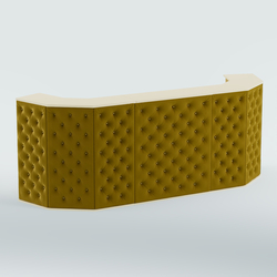 Ресепшен БАРОН №6 (карета золото), Крем Вайс + 09 Olive