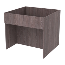 Корзина для распродаж из ДСП №9, Ясень Анкор темный