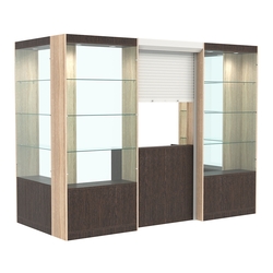 П-образный павильон №4-3П (3,24 кв.м), Дуб Венге и Дуб Сонома