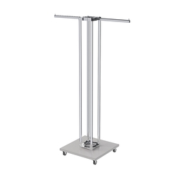 Торговое вешало для одежды двустороннее СТРЕЛА №1-1Ц-КПХ, Серый