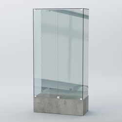 Витрина для музеев "Коллекция" №12, Бетон Чикаго светло-серый F186 ST9