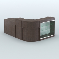 Угловой павильон Чай и Кофе с собой №1, Дуб Венге