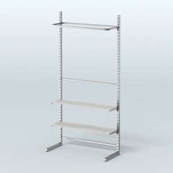 Система ЭЛЕГАНТ без ДСП №9 (1200 мм), Метрополитан Грей