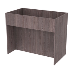 Корзина для распродаж из ДСП №6, Ясень Анкор темный