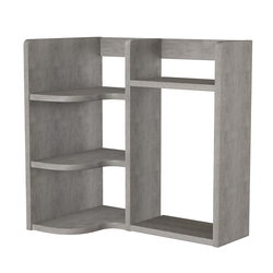 Полка настольная Вектор №27, Бетон Чикаго светло-серый F186 ST9