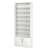 Стеллаж из ДСП с 7-ю полками 200x900 мм серии LEVEL-7 №10 (З/C - ДВП) Белый