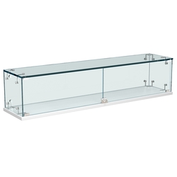 Витрина Истра настольная мини №3-2 с распашными дверками, Белый