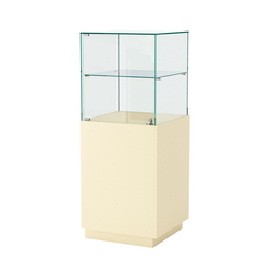 Витрина ювелирная квадратная "Диаманд" №8, Крем Вайс