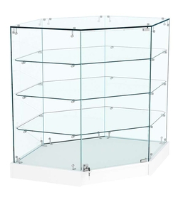 Прилавок Истра №119 угловой, универсальный (закрытый), Белый