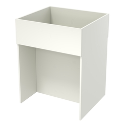 Корзина для распродаж из ДСП №2, Белый