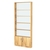 Стеллаж из ДСП с 4-мя полками 150x900 мм серии LEVEL-4 №9-1 (З/C - СТЕКЛО) Дуб Золотистый