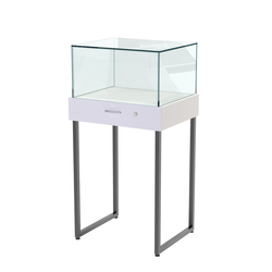 Прилавок ювелирный "Диаманд" №4-600, ЛДСП белый + МДФ сирень