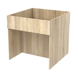 Корзина для распродаж из ДСП №8, Дуб Сонома