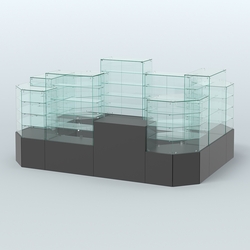 Павильон ИСТРА в центр зала №6а (закрытый) (8, 26 кв.м), Черный