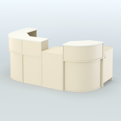 Пристенный павильон Чай и Кофе с собой №3, Крем Вайс + Белый