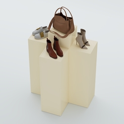 Демо-стенд Ступени Т-обр №1, Крем Вайс