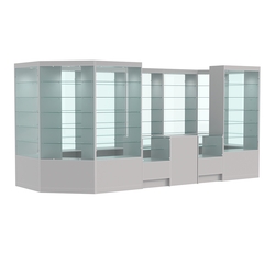 Павильон №14 из ДСП, Серый