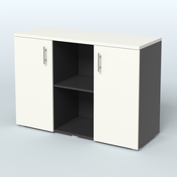 Греденция ТБ-01, Черный + Белый