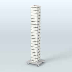 Стойка напольная для очков ОПТИКА №1, Серый + Белый