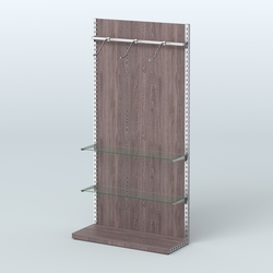 Система ЭЛЕГАНТ с ДСП №6 (1200 мм), Ясень Анкор темный